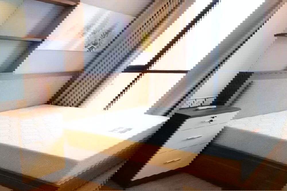 รูป 🔥 สำหรับเช่า !! วิวเมือง, ชั้นสูง 28++, ทำเลดี!! 🔥 Code C20230108634..........Ideo Q Ratchathewi, 2 ห้องนอน, 1 ห้องน้ำ, แต่งครบ, พร้อมเขาอยู่📣📣 - รูปที่ 7/8