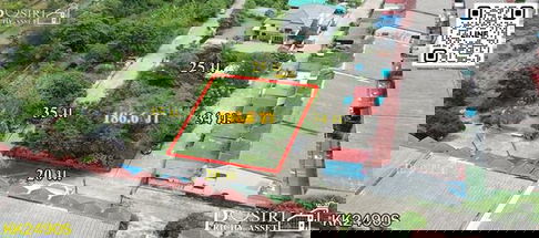 ที่สวยปลูกบ้าน/โกดังขนาดเล็ก 186.6 วา สะดวกติดถนน 3 ด้าน ในซอยค่ายกำแพงเพชร ใกล้เศรษฐกิจ และ พุทธสาคร