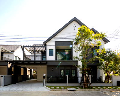 เช่าบ้านเดี่ยว นิคมบางปู : ✅ ✅ Centro Bangna , Luxury House 4 ห้องนอน พร้อมเข้าอยู่ ติดต่อไลน์ @bktasset หรือโทร 095-325-8928