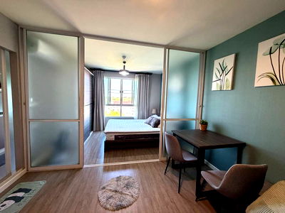 Condos for rent Chiang Mai : Condo Pink for rent, 7th floor, exterior view, 30 sq m.