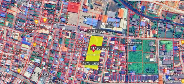 Land for sale, 1369 sq wah, Phasi Charoen