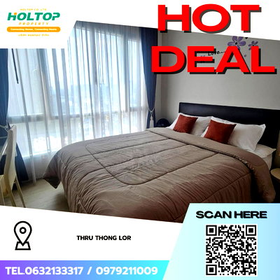 คอนโดให้เช่า : #Z4345💥 270169🔥ให้เช่าคอนโด Thru Thong Lor 