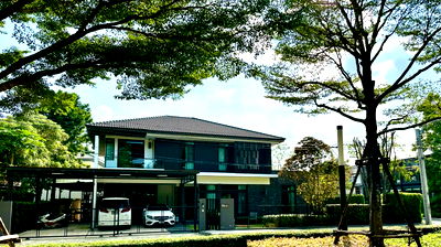 Houses for rent Raffles International College : ✨🔥 Luxury Detached House for Rent – Mantana KM.7 Bangkaew 🔥✨ Corner Unit | Adjacent to Garden | Best View in the Project