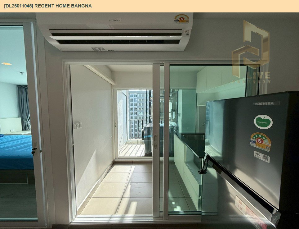 รูป DL26011045 ให้เช่าคอนโด รีเจ้นท์ โฮม บางนา (Regent home bangna) ใกล้ BTS บางนา พร้อมเข้าอยู่ โทรด่วน 0614453194 LineID @952jdxxk - รูปที่ 6/7