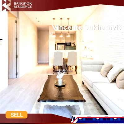 ขายคอนโด : 🌟 Beautiful Newly Renovated Unit, Garden View 🌷 at Vincente Sukhumvit ใกล้ BTS พร้อมพงษ์