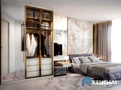 Condos for sale : Splendid 2-Bed Avenue Boutique Condo in Pattaya at 5.79 Mb , Semi-furnished & Facility-Rich