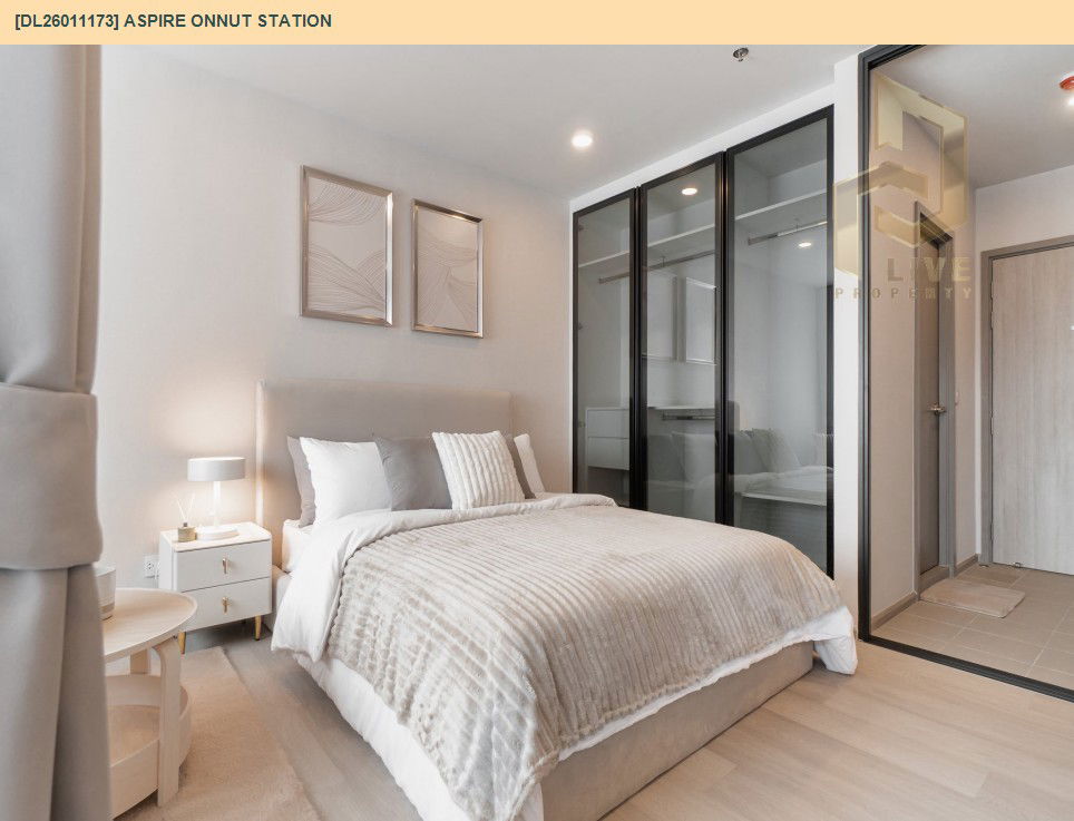 picture DL26011173 Condo for rent, Aspire Onnut Station near -, ready to move in, call urgently 0800343450 LineID @655ebbvc - 3/6