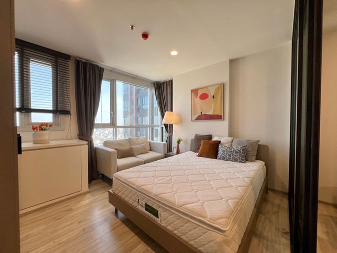 🔥ราคาดี 16,500✨ เอ็กซ์ที ห้วยขวาง ใกล้ MRT ห้วยขวางพร้อมอยู่ (1 นอน 1 น้ำ) 30 ตรม. วิวสวน เฟอร์ครบ ▫️Line: @sanhaproperty📲095-6922871