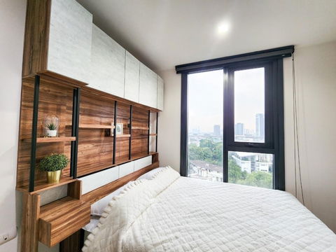 ให้เช่าคอนโด   เดอะ เบส การ์เดน พระราม 9  34.14 sq.m  เครื่องใช้ไฟฟ้าครบ 16,000