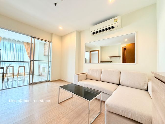 ห้องสวย❗️พร้อมให้เช่า⚡️"𝐑𝐡𝐲𝐭𝐡𝐦 𝐑𝐚𝐭𝐜𝐡𝐚𝐝𝐚-𝐇𝐮𝐚𝐢𝐤𝐡𝐰𝐚𝐧𝐠" 1 ห้องนอน 46 ตร.ม. ติด MRT-ห้วยขวาง [260054]