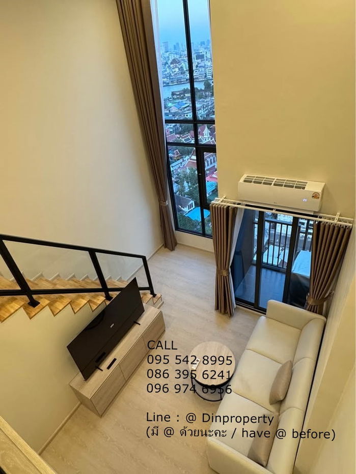รูป ให้เช่า FLO by Sansiri  1 ห้องนอน 43 ตรม  ใกล้ รถไฟฟ้าสายสีทอง BTS คลองสาน ICONSIAM - รูปที่ 3/7
