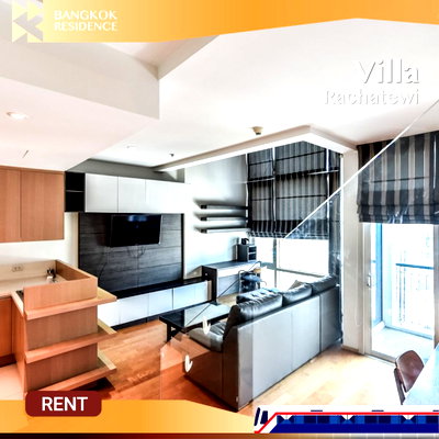 คอนโดให้เช่า :  Villa Rachatewi💎Duplex แต่งสวย ครบ จบในห้องเดียว 🤍 ใกล้ BTS ราชเทวี 
