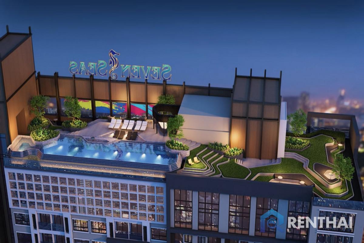 รูป คอนโดใหม่ล่าสุดสไตล์รีสอร์ท Seven Seas Le Carnival in Jomtien 1 ห้องนอน วิวสระว่ายน้ำ - รูปที่ 16/25