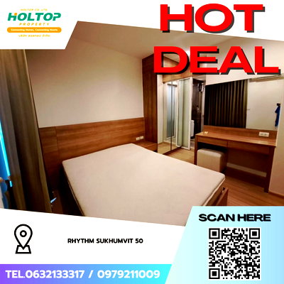 คอนโดให้เช่า : #Z4367💥 270169 🔥ให้เช่าคอนโด Rhythm Sukhumvit 50