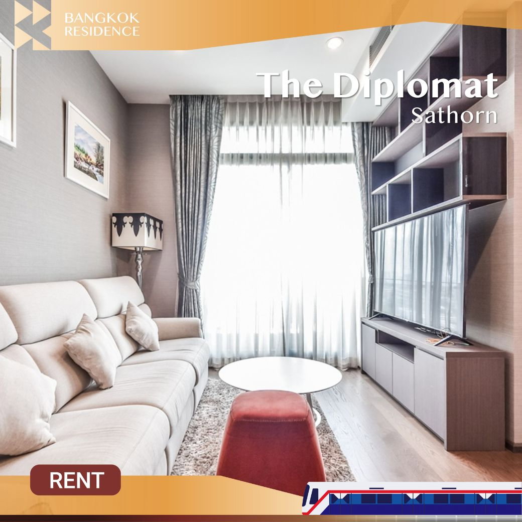  The Diplomat Sathorn 🌃ห้องชั้นสูง วิวโล่ง สวยหายาก 🌠ใกล้ BTS สุรศักดิ์  