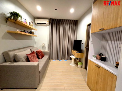 คอนโดให้เช่า : ให้เช่าคอนโด เมโทร สกาย วุฒากาศ 2 ห้องนอน ขนาด 46.82 ตร.ม. ห้องมุม สภาพใหม่ เฟอร์ครบ ใกล้ 𝐁𝐓𝐒 วุฒากาศ 