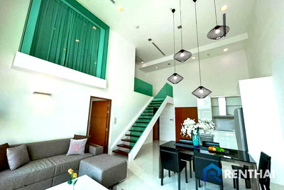 Condos for sale : Modern Spacious Duplex in Wongamat with a Private Beach Access for Rent and for Sale !