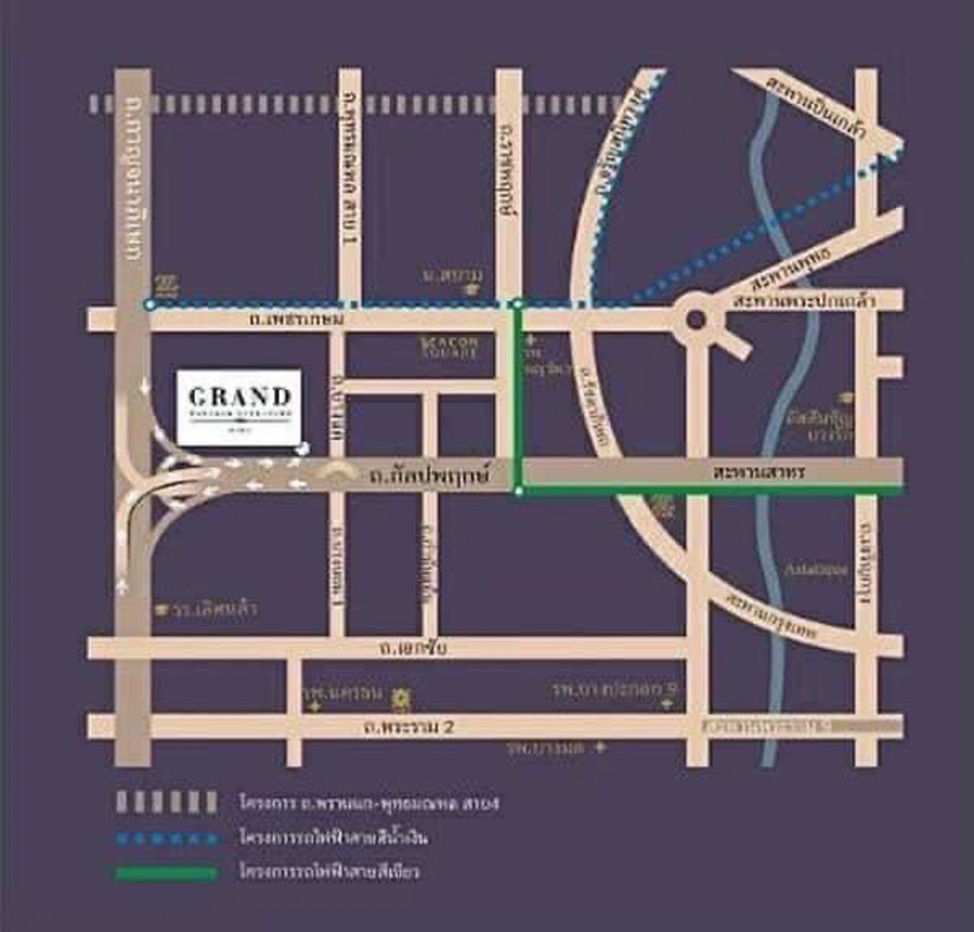 รูป บ้านเดี่ยวหรู 2 ชั้น โครงการแกรนด์ บางกอก บูเลอวาร์ด สาทร | 4 ห้องนอน พื้นที่ใช้สอย 348 ตร.ม. - รูปที่ 12/12