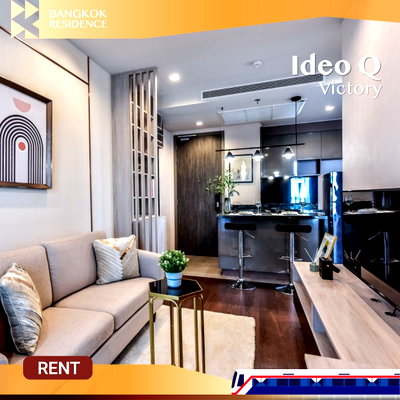 คอนโดให้เช่า :  Ideo Q Victory 🛋️ Fully Furnished, Fully Ready 💚 ใกล้ BTS อนุสาวรีย์ชัยฯ 