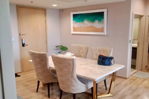 🔥 Sale with tenant !! garden view / pool view, rare item !! 🔥 Code C20230208482...The Line Jatujak - Mochit, 3 bed, 2 bath, furnished, Special Deal!