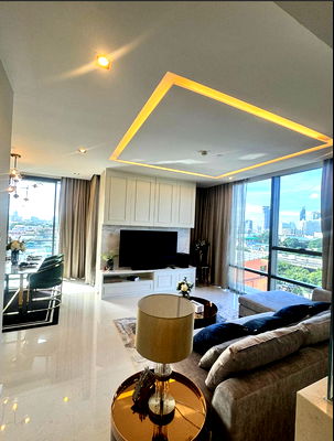 Condos for rent Silom and Sathorn Road : Bangkok Sathorn. 2bed 107sqm. Line id: @pfagent