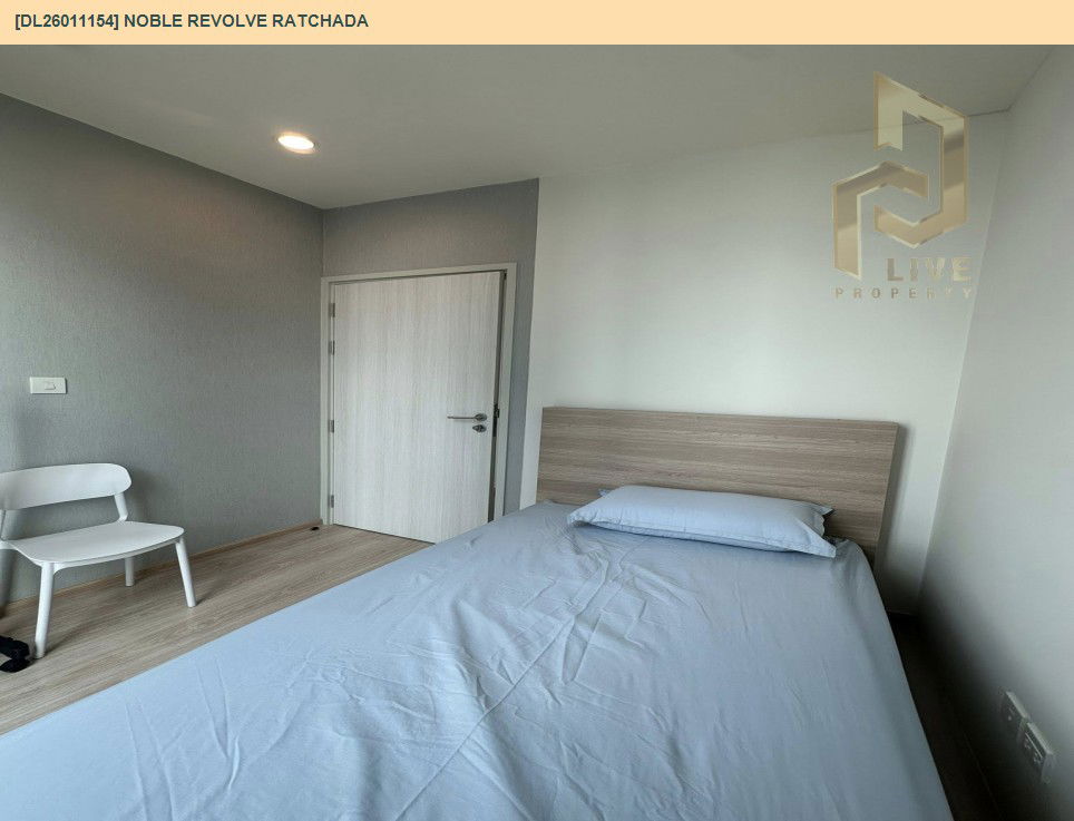 picture DL26011154 Condo for rent, Noble Revolve Ratchada near MRT ศูนย์วัฒนธรรม, ready to move in, call urgently 0653619502 LineID @897iyzll - 12/25