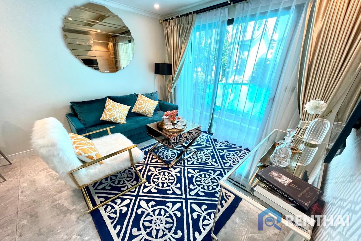 รูป คอนโดใหม่ล่าสุดสไตล์รีสอร์ท Seven Seas Le Carnival in Jomtien 1 ห้องนอน วิวสระว่ายน้ำ - รูปที่ 3/25