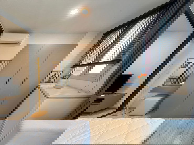 picture ðĨBEST PRICE 16.5kðĨXT Huaikwang (1Bed 1Bath) Full furnished 30 Sqm. Rent 16,500/monthâŦïļLine: @sanhapropertyðē095-6922871 - 3/14