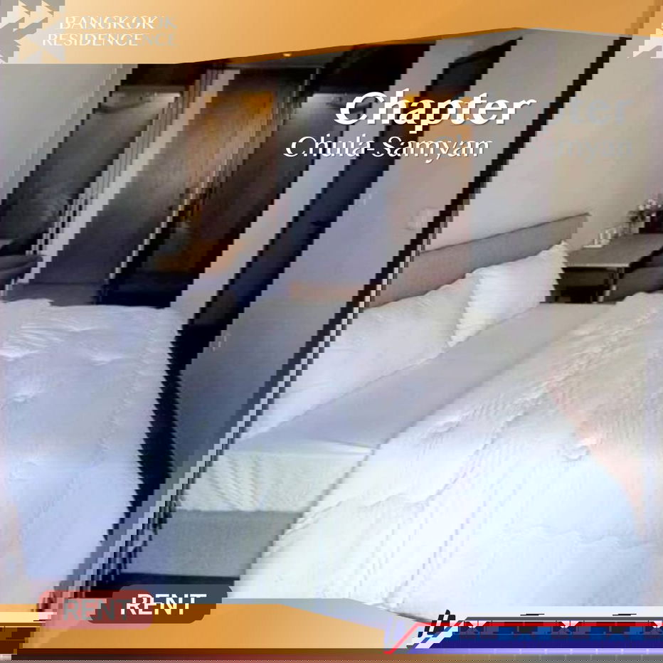 picture Chapter Chula-Samyan ⚡️ Available unit in the heart of Samyan 💖Close to MRT Sam Yan - 1/7