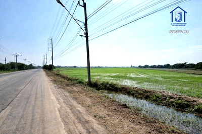 ขายที่ดิน : ขายที่ดินแปลงใหญ่ 26 ไร่  221 ตารางวา ถนนทางหลวงชนบท นบ.5027  ทวีวัฒนา–ไทรน้อย นนทบุรี