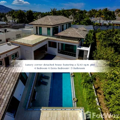 Houses for sale Thalang Phuket : 4 Bedrooms, 5 Bathrooms for sale at Soi Pa Sak 8/7 6005994