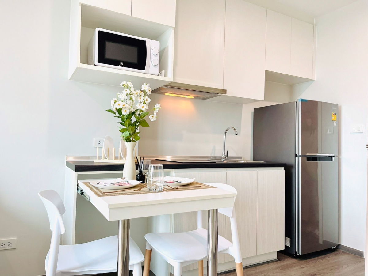 รูป ให้เช่าห้องสวย แต่งพร้อม เฟอร์ครบ วิวดี ราคาถูก ใกล้ ARL และ MRT สถานีหัวหมาก - รูปที่ 16/19