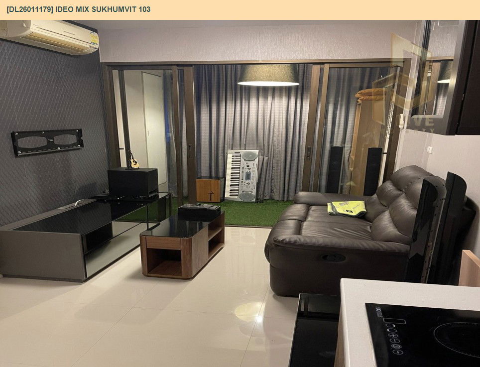 รูป DL26011179 ให้เช่าคอนโด ไอดีโอ มิกซ์ สุขุมวิท 103 (IDEO Mix Sukhumvit 103) ใกล้ BTS อุดมสุข พร้อมเข้าอยู่ โทรด่วน 0800343450 LineID @655ebbvc - รูปที่ 2/7