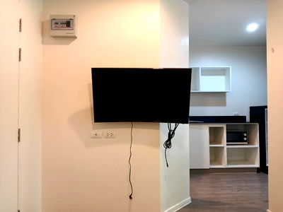 Condos for rent Prawet : Condo for rent, Lumpini Ville Onnut-Pattanakarn (1 bedroom), 1st floor, Building C2, Sukhumvit 77 Road, Onnut-Prawet Road (Onnut side).