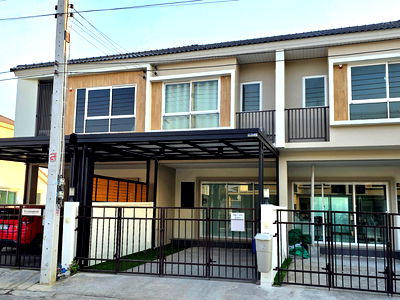 ขายทาวน์โฮม : 🏡 บ้านใหม่ตกแต่งพร้อมอยู่! ศุภาลัย พรีโม่ รังสิต-คลอง 2 ต่อเติมครบ พร้อมครัว