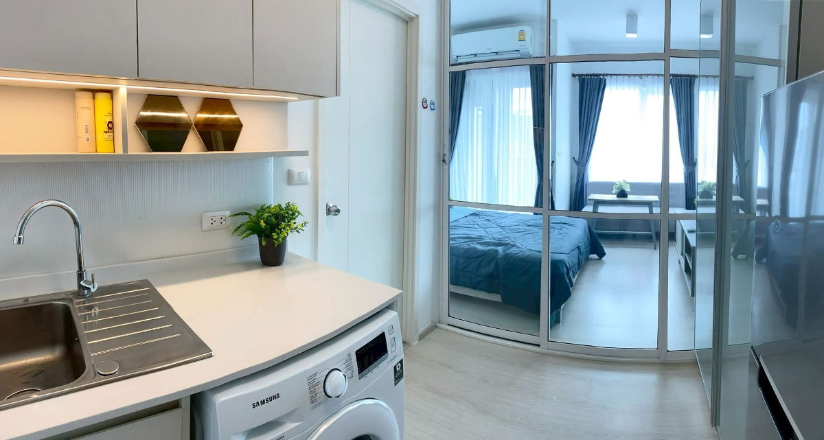 picture Chapter One Eco Ratchada–Huai Khwang | High Floor, Quiet, Near MRT | Rent 12,000 THB/month - 6/10