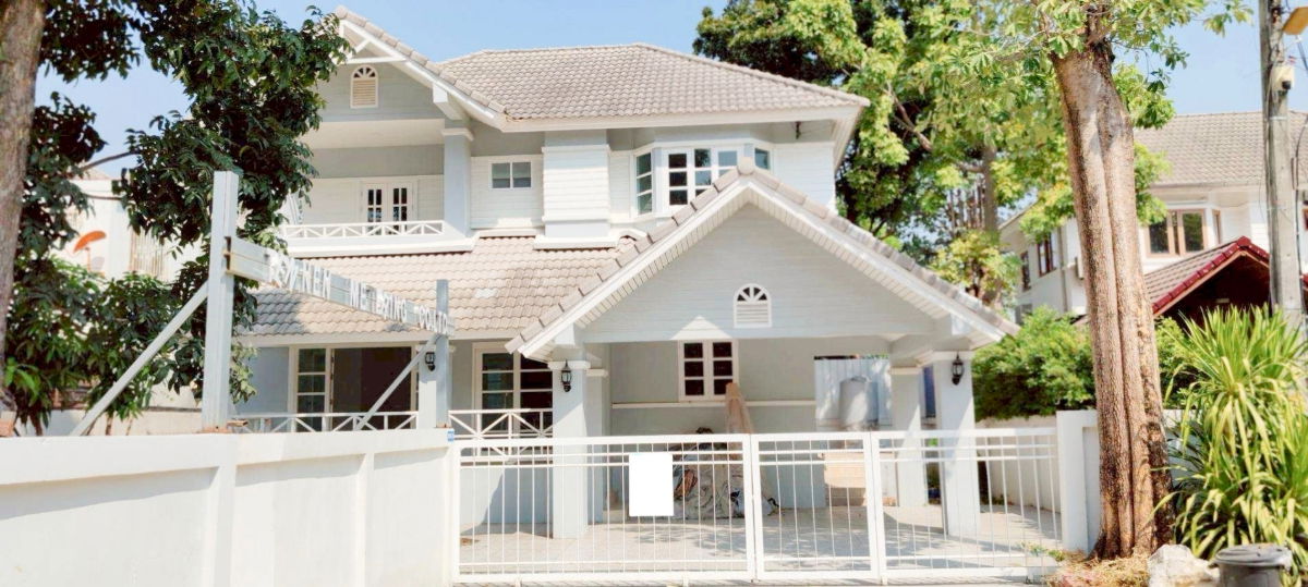 รูป บ้านสวยรีโนเวทใหม่!! หมู่บ้าน ณ บุรี หลังมุม แต่งสไตล์มินิมอลโทนขาวละมุน พื้นที่ 76 ตรว. ทำเลดีม๊าก ใกล้จุดขึ้น-ลงทางด่วน - รูปที่ 1/25