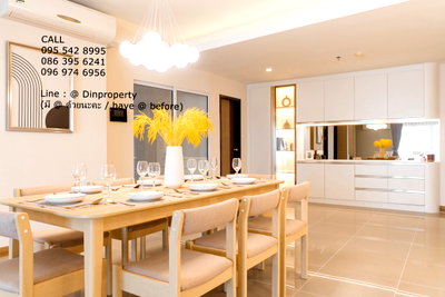 คอนโดให้เช่า : ให้เช่า Supalai River Resort 3 ห้องนอน  4 ห้องน้ำ BTS สะพานตากสิน สาทร ICONSIAM พระราม 3