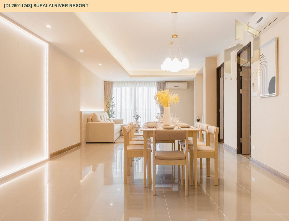 รูป DL26011248 ขายคอนโด ศุภาลัย ริเวอร์ รีสอร์ท (Supalai River Resort) ใกล้ BTS กรุงธนบุรี พร้อมเข้าอยู่ โทรด่วน 0800343450 LineID @655ebbvc - รูปที่ 9/17