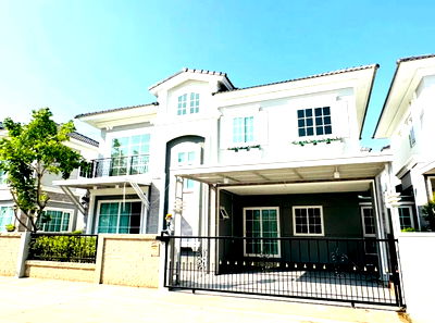 Houses for rent Tesco Lotus Srinakarindra : 🐶🐱Pet Friendly🟨🟧🟥 HSP0060-02  Golden Neo Sukhumvit – Lasalle 💌LINE : @274bgkdg🟥🟧🟨