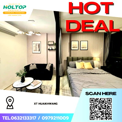 คอนโดให้เช่า : #Z4390💥 280169 🔥ให้เช่าคอนโด  XT HUAIKHWANG