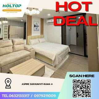 รูปภาพ #Z4391💥 280169 🔥 Condo for Rent: Aspire Sukhumvit-Rama 4