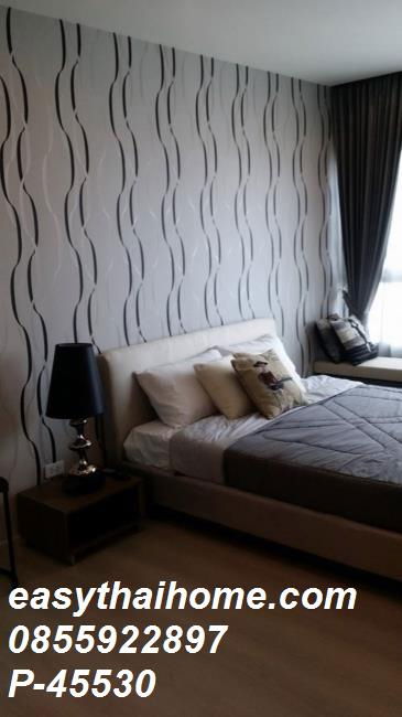 รูป P-45530 วิวเมืองสวย! Life Ratchadapisek 1 ห้องนอน พร้อมเฟอร์ฯครบครัน ใกล้ MRT Line Id: @easythaihome 085-592-2897  - รูปที่ 8/18