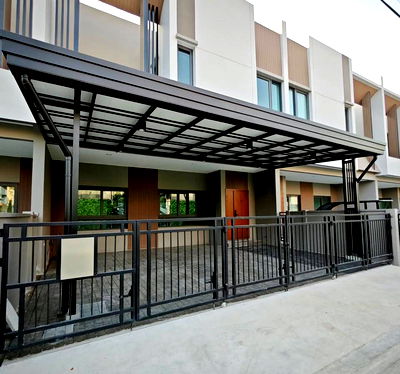 Townhouses for rent The Crystal SB : for rent (Baan Klang Mueng The Edition Pinklao-Borom 2) new house ready to move