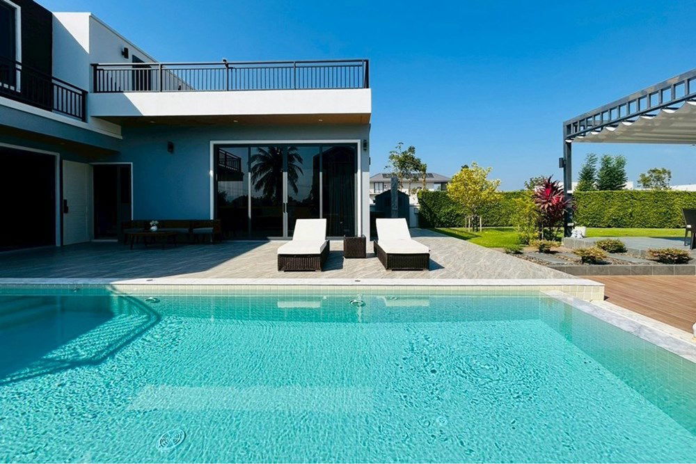 รูป [920601001-912] ขายบ้านสองชั้นพร้อมระเบียงกว้างขวางในปากน้ำปราณ - รูปที่ 6/80