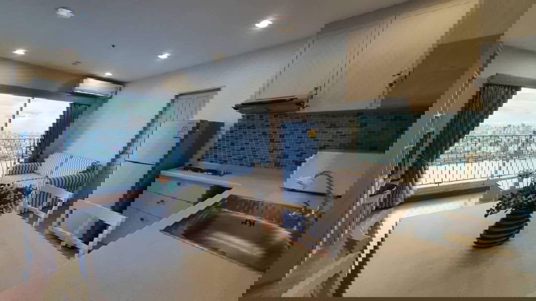 picture Chapter One Ratchaburana, 2 bedrooms, river view, fully furnished, 22,000 baht. - 9/9