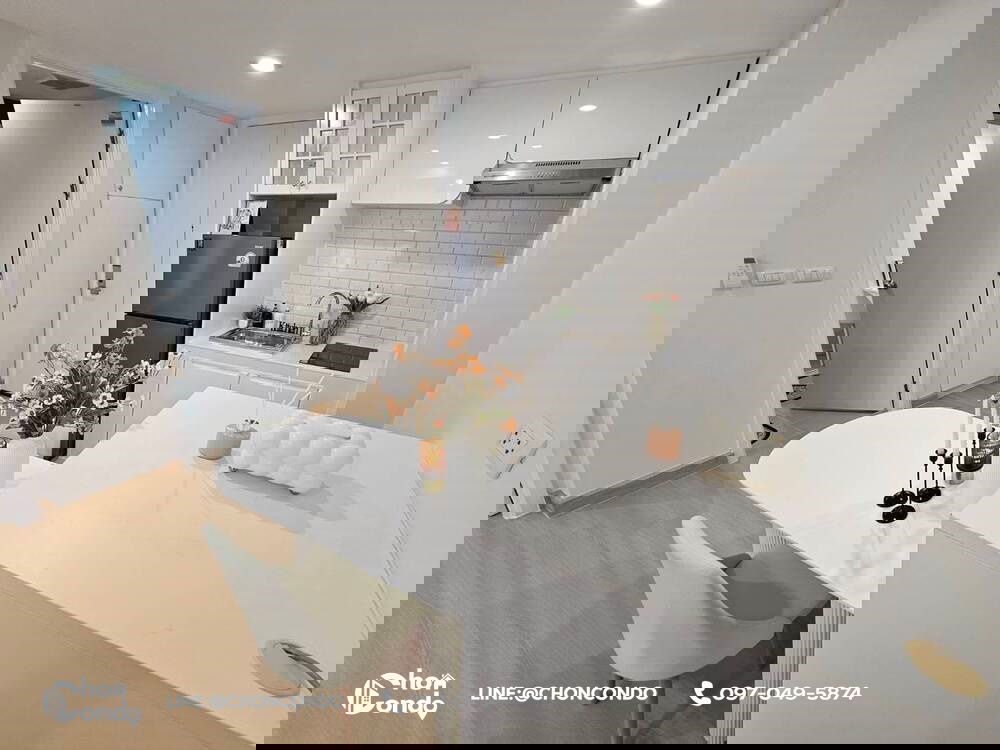 รูป Patio (พาทิโอ) บางแสน ชั้น3 ตึกA ชลบุรี-------ห้องมุม + ตกแต่งสวยมาก-------Tel 097-049-5874 (Line: @choncondo มี@ด้วย) - รูปที่ 13/26