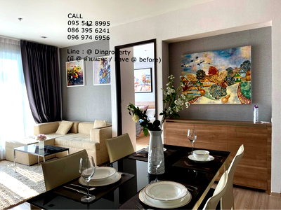 คอนโดให้เช่า : ให้เช่า ริทึ่มสาธร  1 ห้องนอน  ใกล้  BTS สะพานตากสิน 250 เมตร   