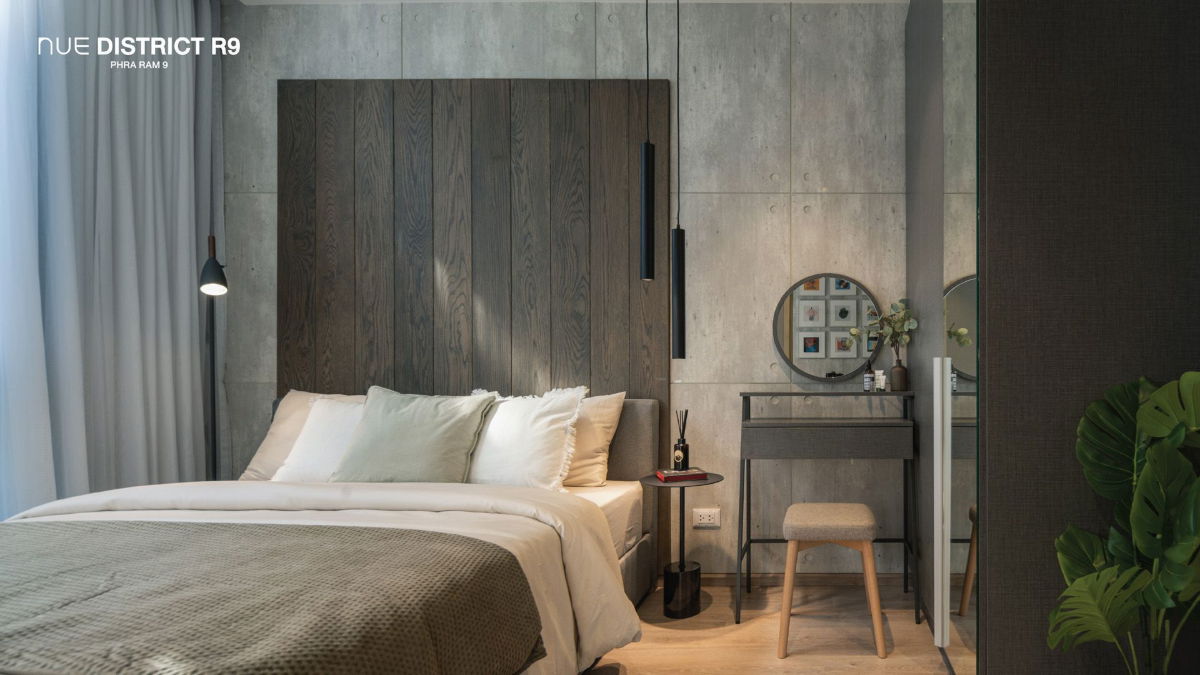 picture Down payment 1 Bed Large Room City View New Condo Good Location Close To MRT Phra Ram 9 220 m, CentralPlaza Grand Rama 9 @ NUE District R9 - 4/5