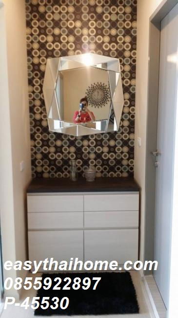 รูป P-45530 วิวเมืองสวย! Life Ratchadapisek 1 ห้องนอน พร้อมเฟอร์ฯครบครัน ใกล้ MRT Line Id: @easythaihome 085-592-2897  - รูปที่ 3/18